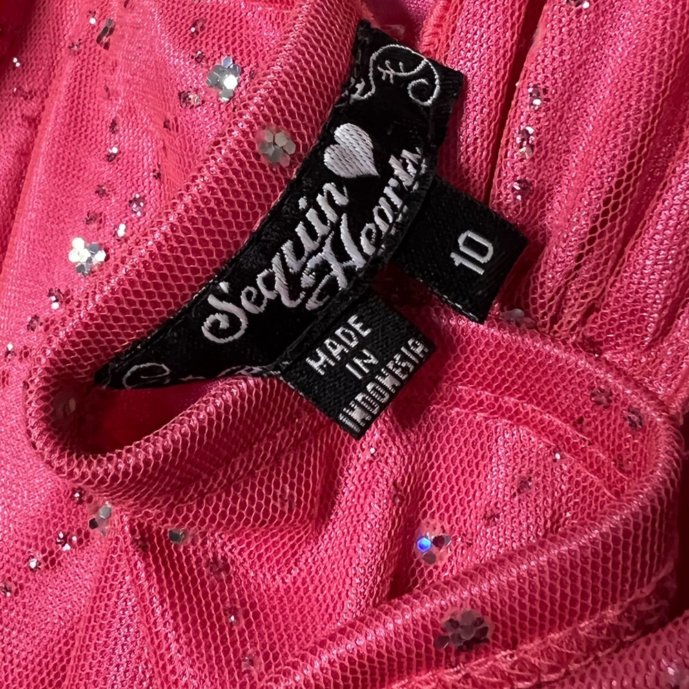 🎀Girl Pink Sparkly Dress - Picture 8 of 8